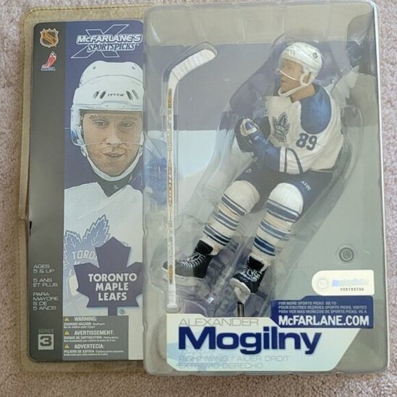 Alex Mogilny Toronto Maple Leafs NHL Mcfarlane Sportspicks Hockey Figure New - Picture 1 of 8